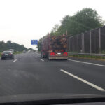 Langholztransporte-Genehmigung-Autobahn-Strasse