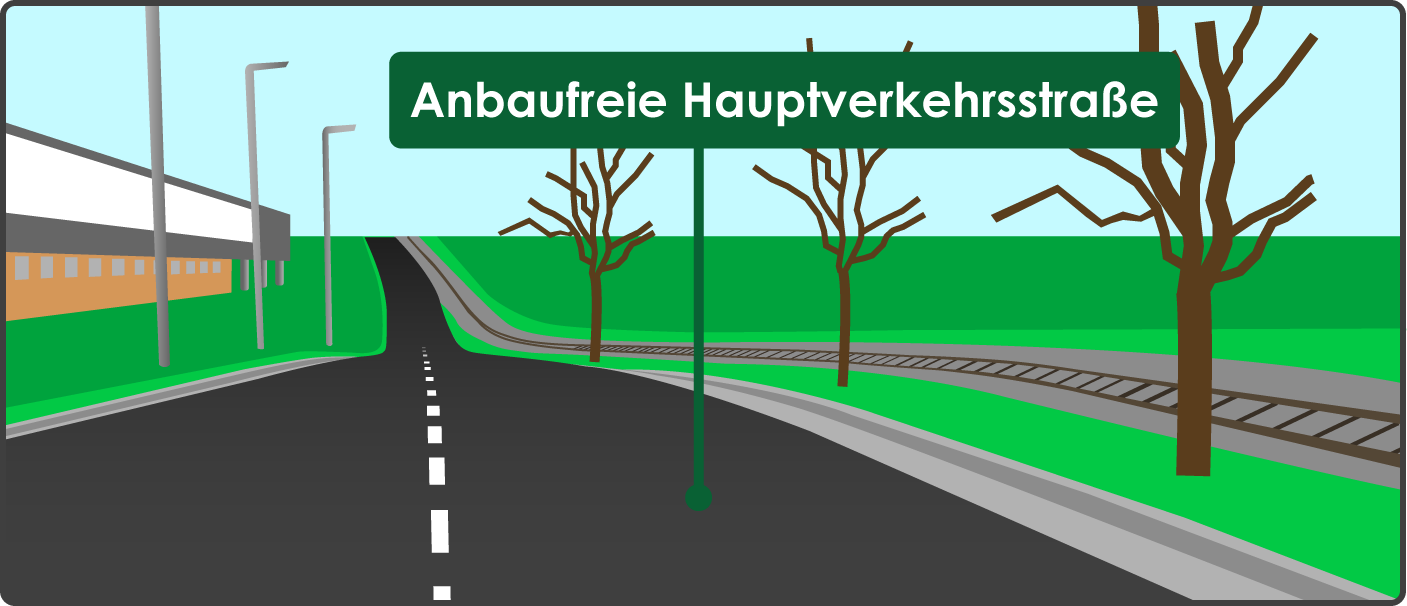 Anbaufreie Hauptverkehrsstraße