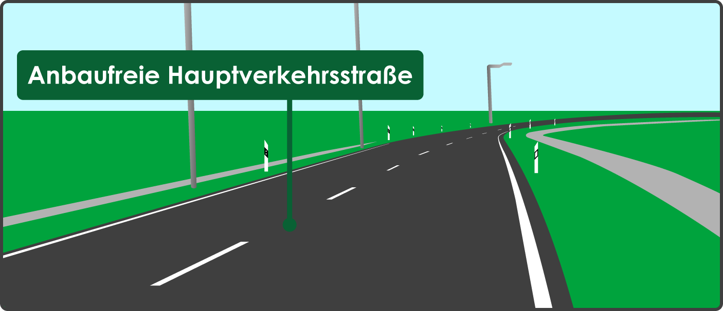 Anbaufreie Hauptverkehrsstraße