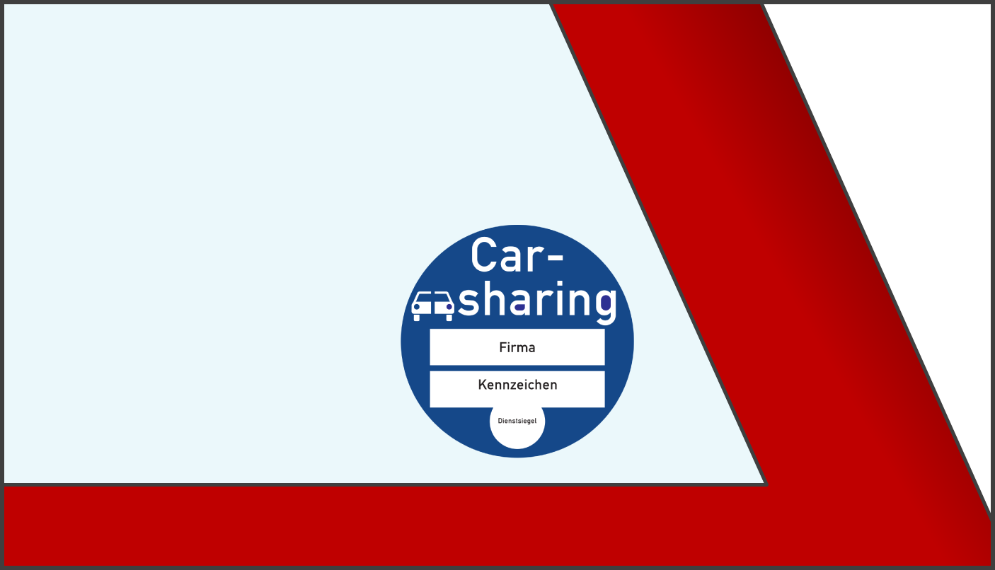 Carsharing Plakette