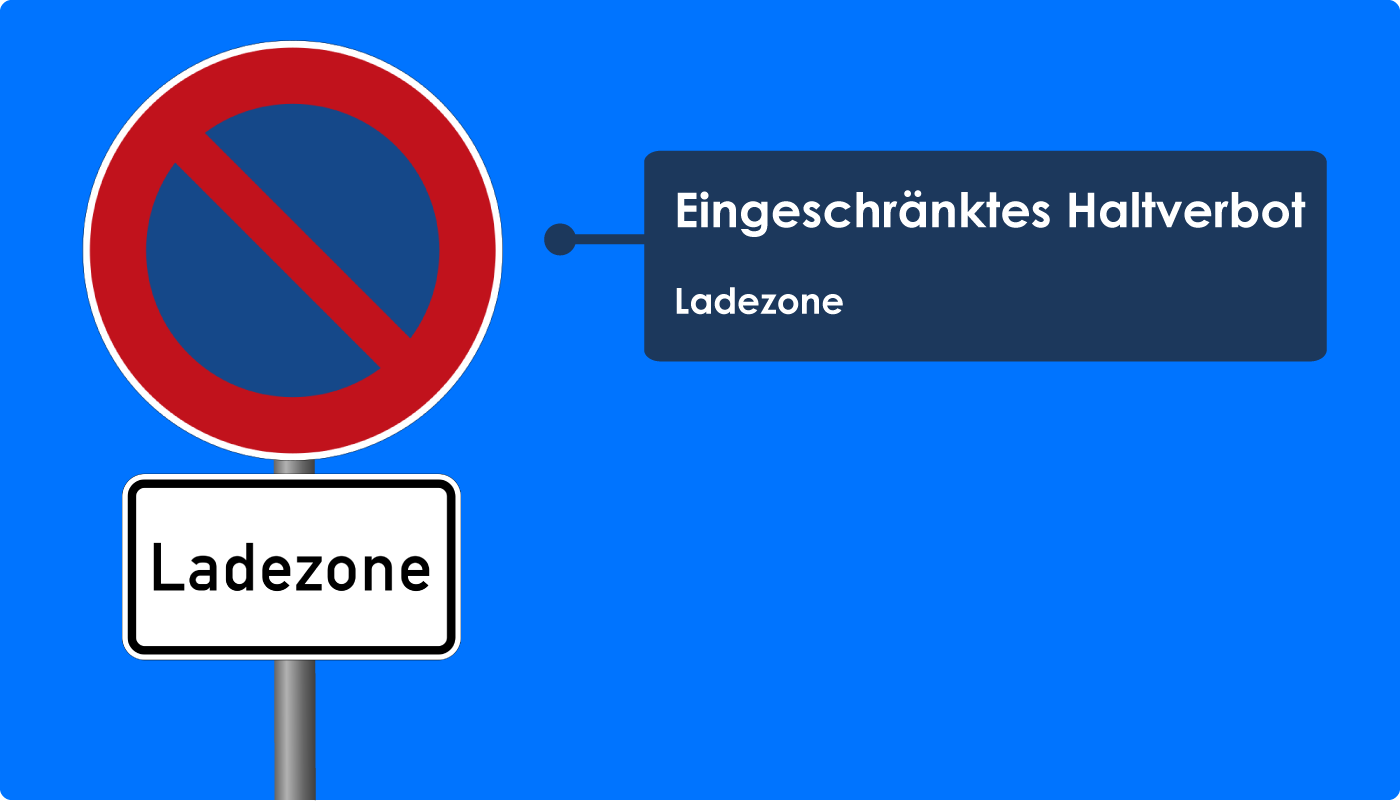 Eingeschränktes Halteverbot Ladezone