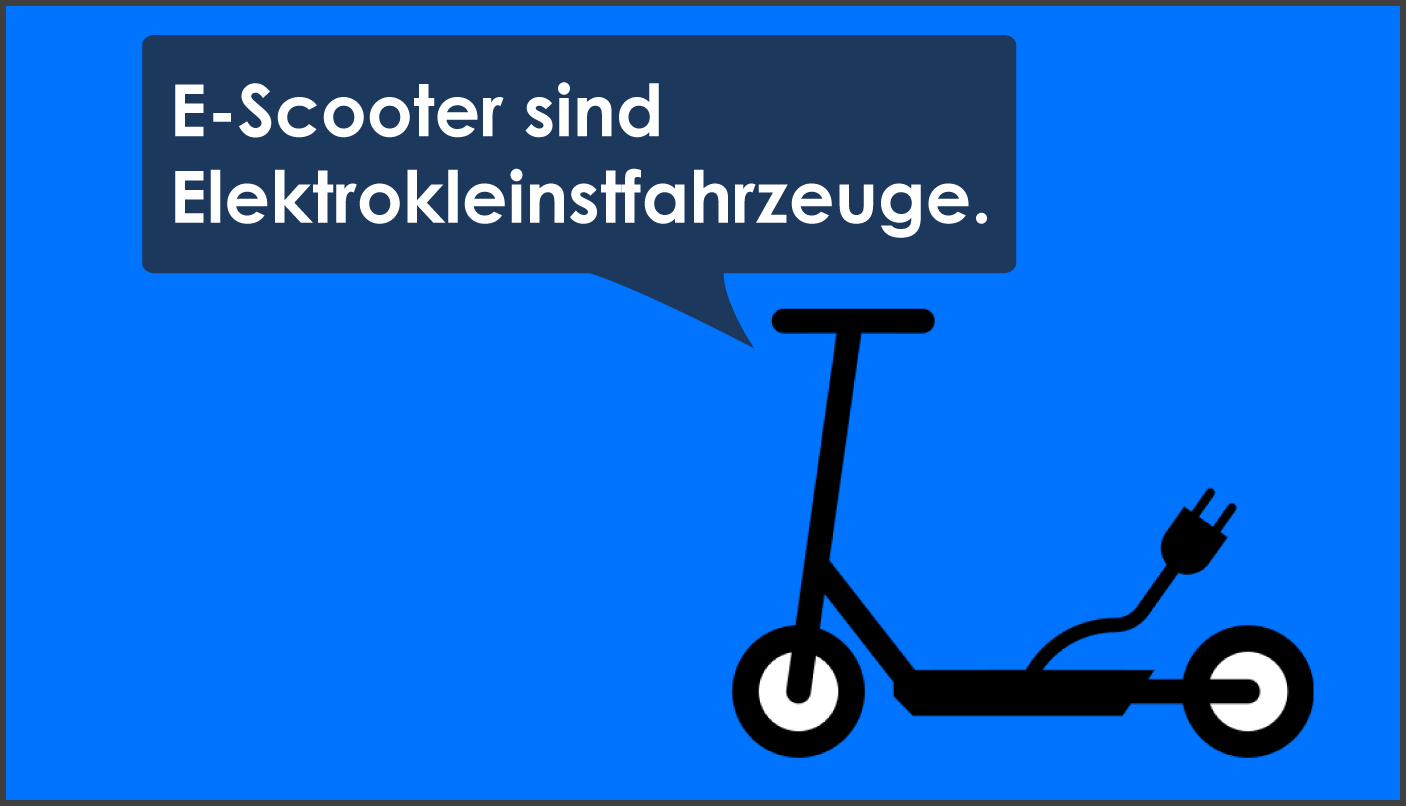 E-Scooter Elektrokleinstfahrzeuge