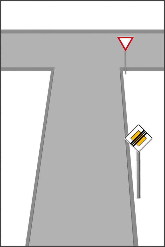 Welches Verkehrszeichen gibt Vorfahrt? stvo2Go