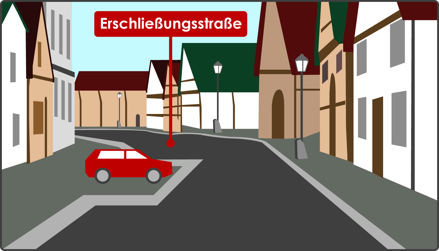 Erschließungsstraße