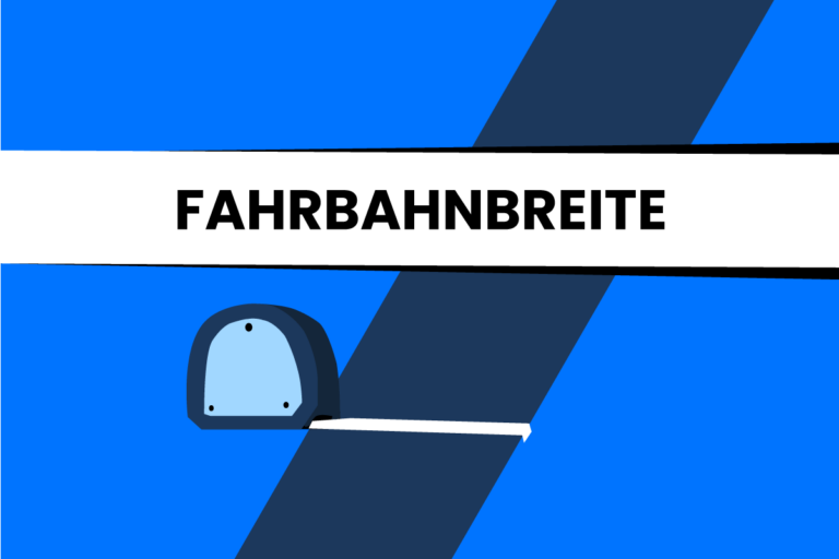 Erforderliche Fahrbahnbreite nach Verkehrsräumen [+Lichte Räume]