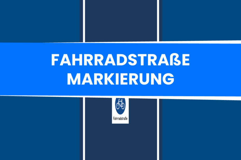 Fallstudie zur Markierung von Fahrradstraßen [Piktogramme & Randmarkierungen]