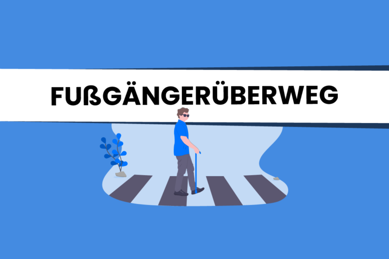 Fußgängerüberweg: Markierung, Beschilderung & Beleuchtung