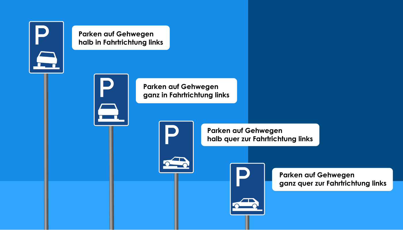 Zeichen 315 Fahrtrichtung links