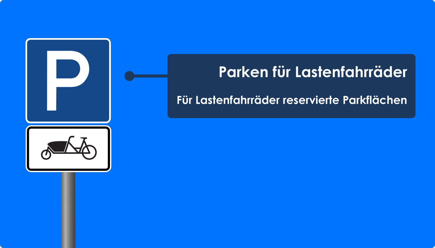 Parken Lastenfahrrad