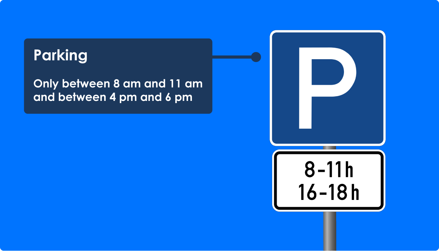 Parking Only From 8 Am To 11 Am And From 4 pm To 6 pm