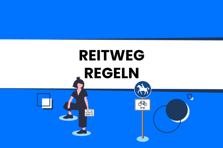 Reitweg: Diese 3 Regeln musst du kennen