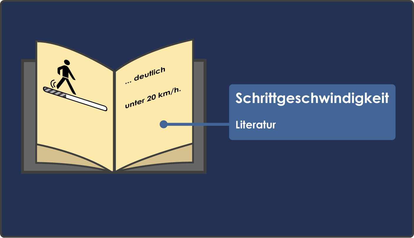 Schrittgeschwindigkeit Literatur