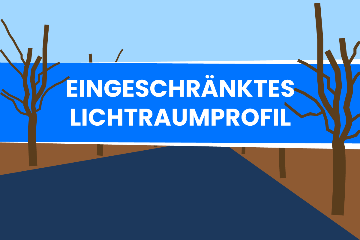 Eingeschränktes Lichtraumprofil durch Äste – stvo2Go