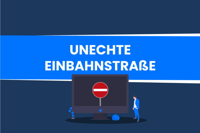 Unechte Einbahnstraße: Beschilderung & Regeln