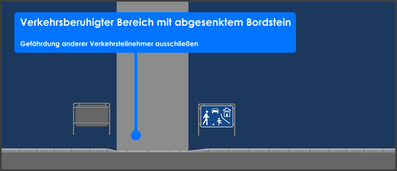 Spannende Sie Mochten Aus Einem Verkehrsberuhigten Bereich In Eine Strasse Einfahren Fotos