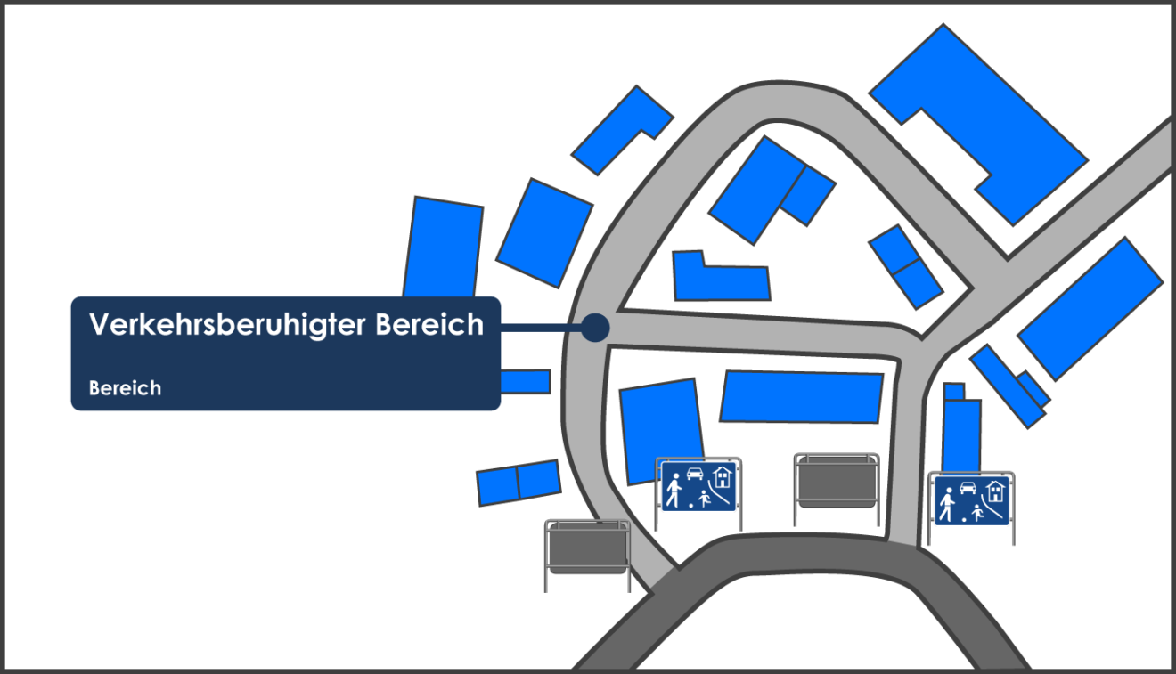 Parken Verkehrsberuhigter Bereich