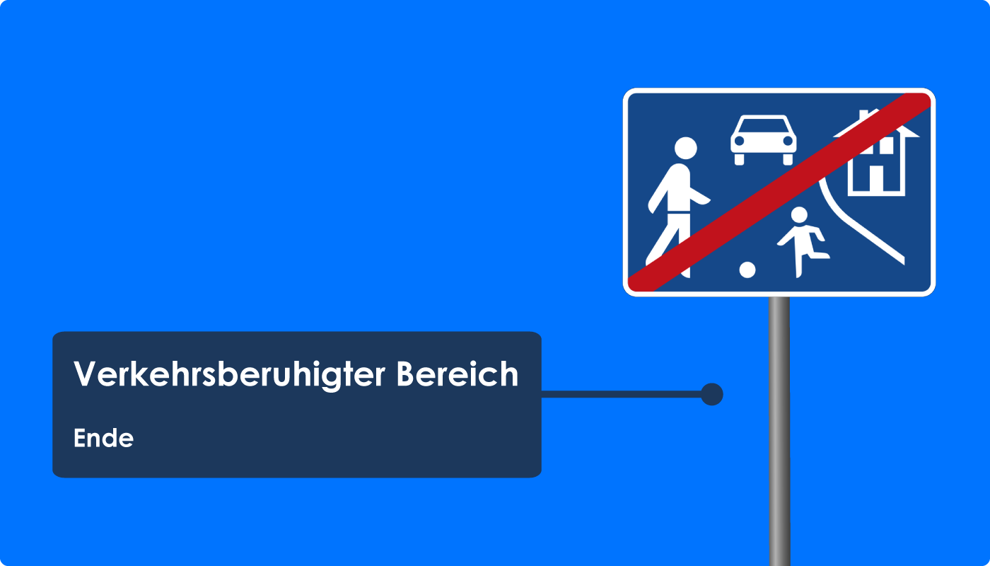 Verkehrsberuhigter Bereich Ende