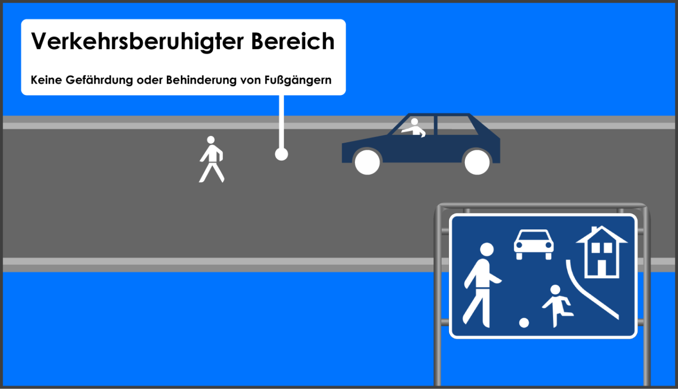 7 Regeln, die du in einem verkehrsberuhigten Bereich beachten musst stvo2Go
