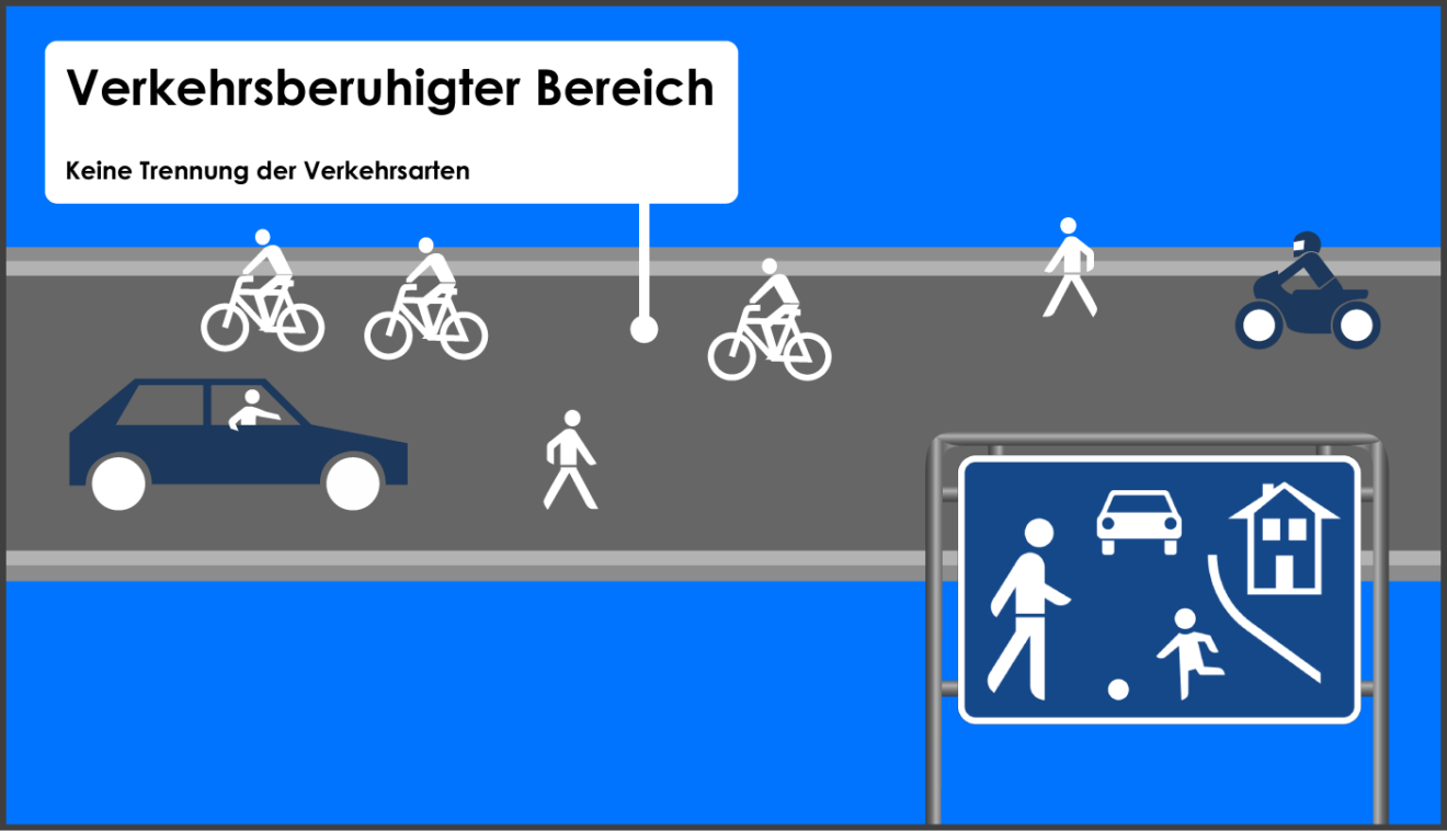 7 Regeln, die du in einem verkehrsberuhigten Bereich beachten musst stvo2Go