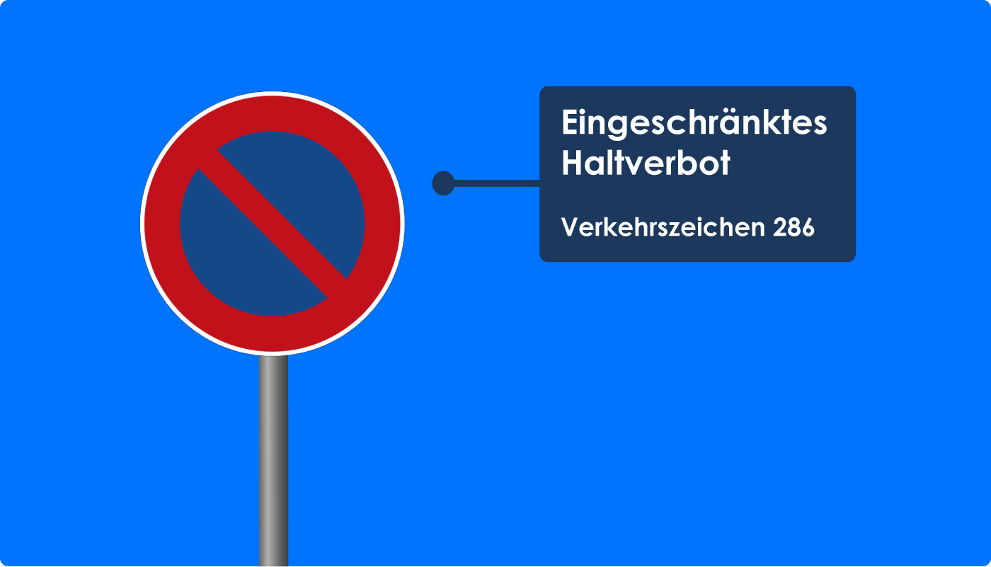 Eingeschränktes Halteverbot Verkehrszeichen 286