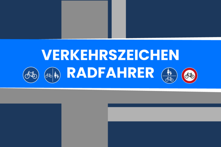 12 wichtige Verkehrszeichen für Radfahrer