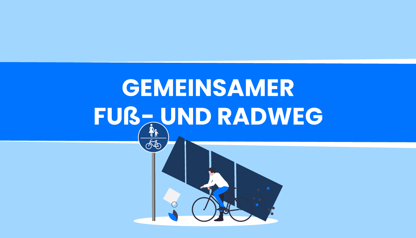 fahrrad im wald rechts oder links überholen rufen