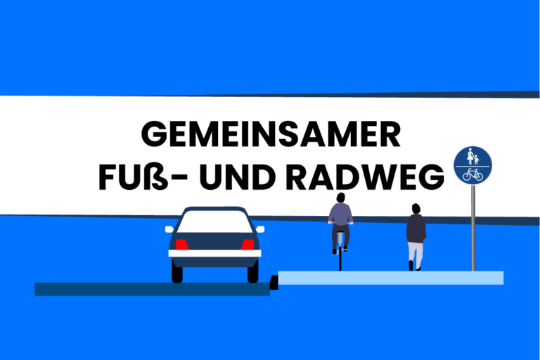 Mindestbreite gemeinsamer Fuß- und Radwege