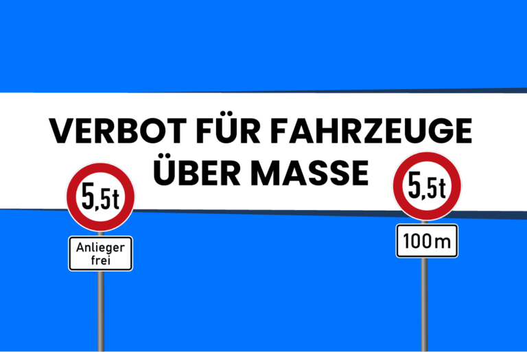 Verkehrszeichen 262 mit Zusatzzeichen erklärt