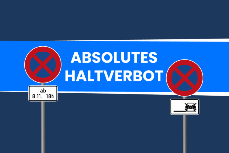 Absolutes Haltverbot aufstellen: Voraussetzungen