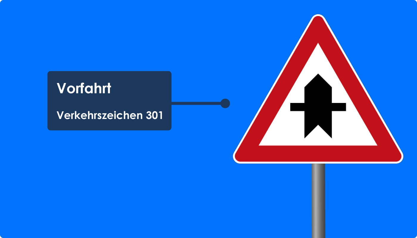 Verkehrszeichen Vorfahrt Zeichen 301 Schild