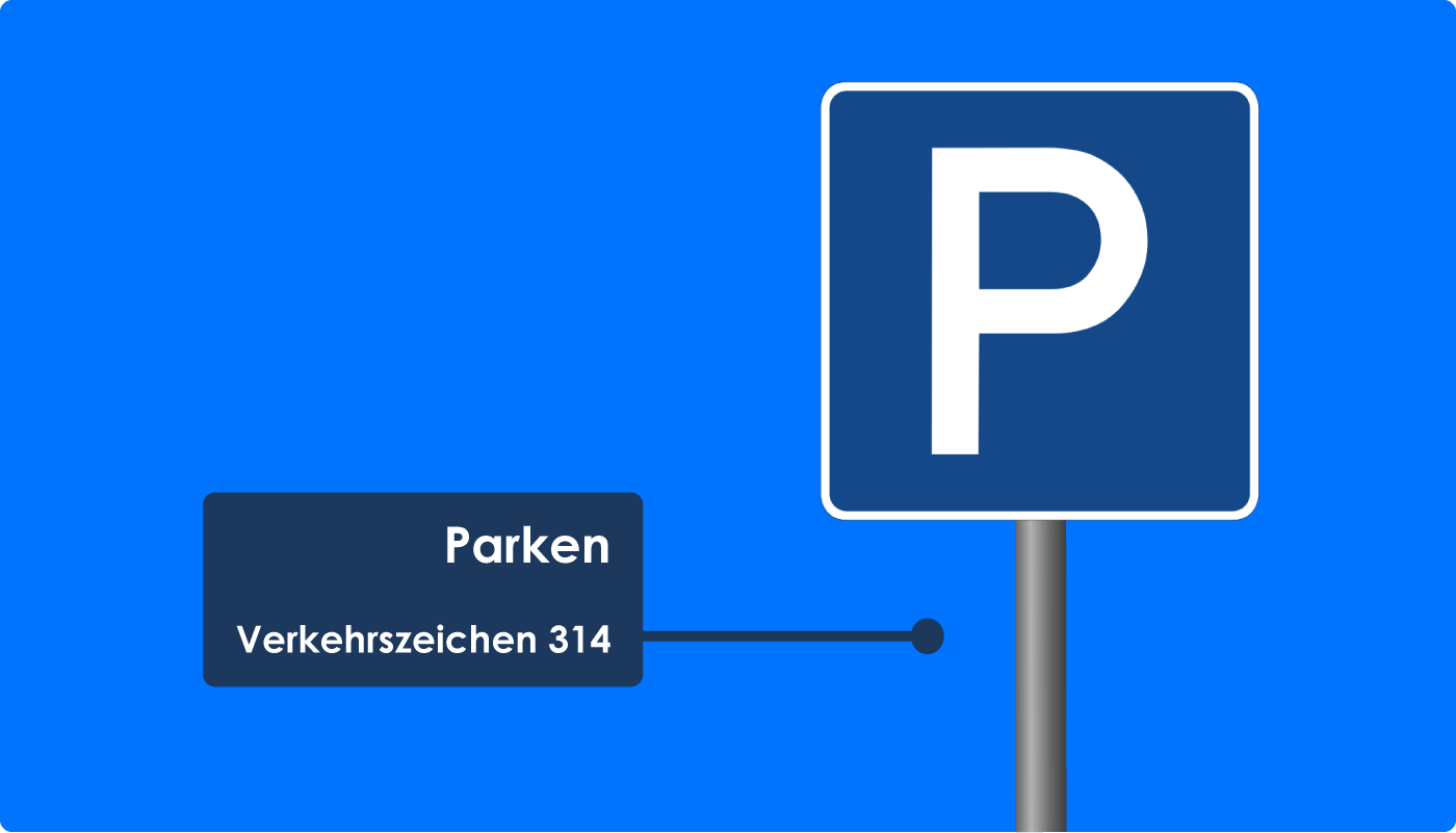 Parken Verkehrszeichen 314