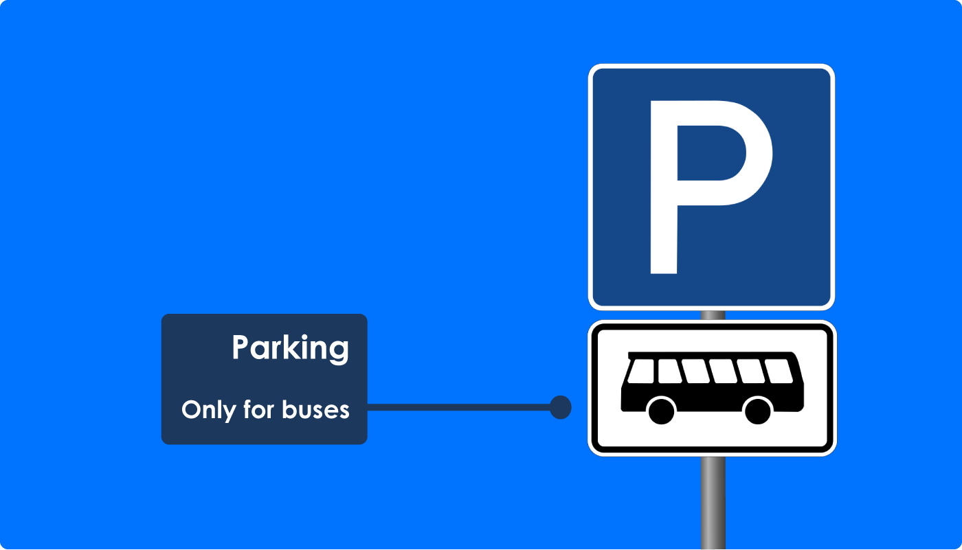 Parking Only For Buses