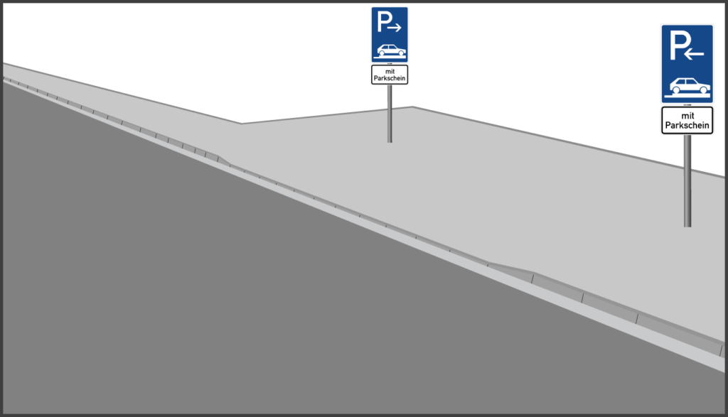 Zeichen 315: Parken auf Gehwegen mit Zusatzzeichen – stvo2Go